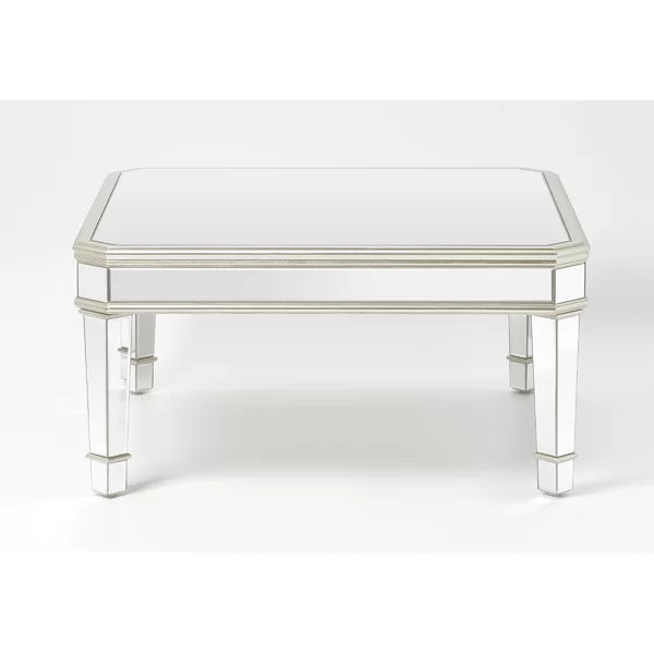 "Argento" Mirrored Square Coffee Table