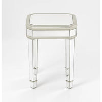 "Argento" Mirrored Square Side/End Table