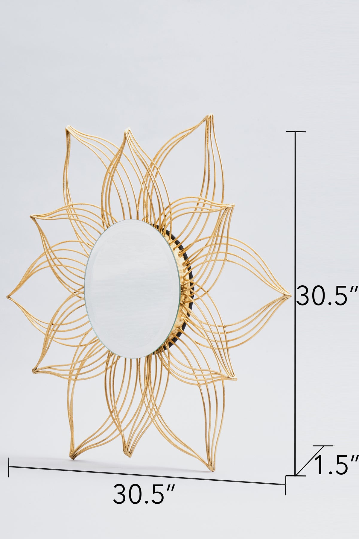 "Fiore" Accent Wall Mirror