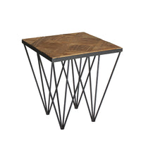 "Punta Reclaimed" Elm Wood Side/End Table