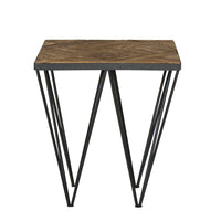 "Punta Reclaimed" Elm Wood Side/End Table