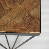 "Punta Reclaimed" Elm Wood Side/End Table