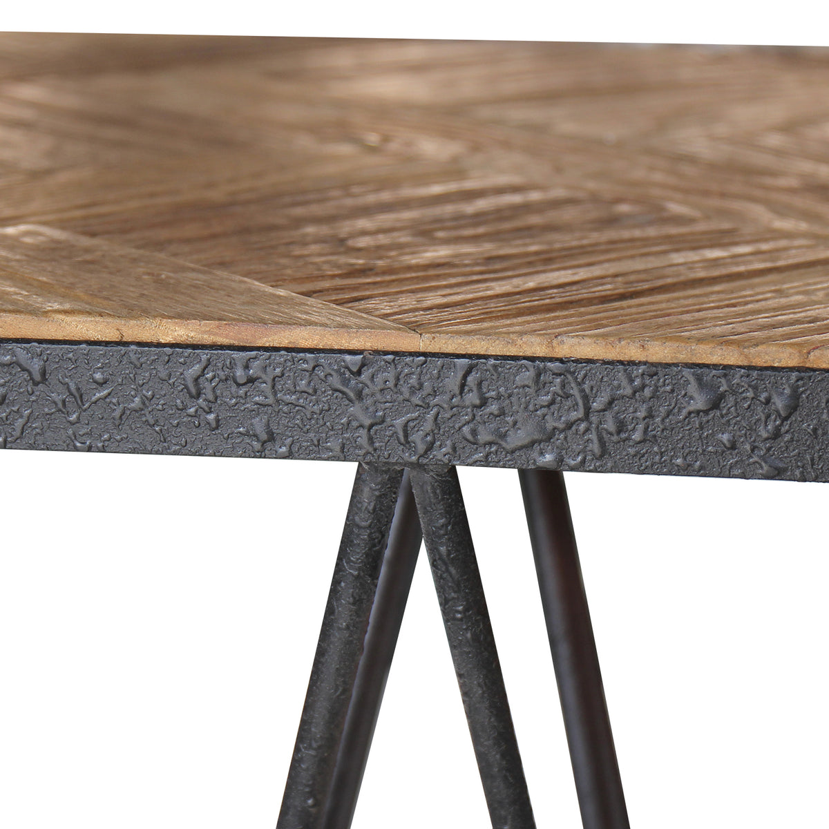 "Punta Reclaimed" Elm Wood Side/End Table