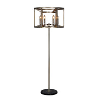 "Reticolo" 6-Bulb Candle-Style Drum Floor Lamp