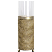 "Lieve" Hurricane Candleholders with Rope