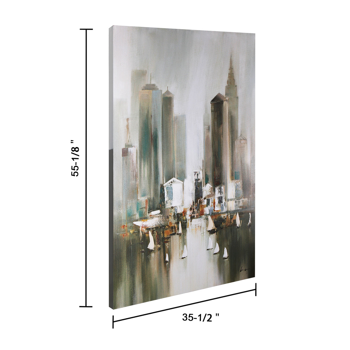 "Fog City" Oil Painting