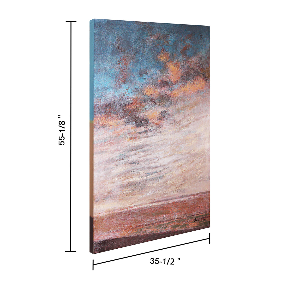 "Sunset Beach" Oil Painting