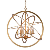 "Atomo" Candle-Style Globe Chandelier