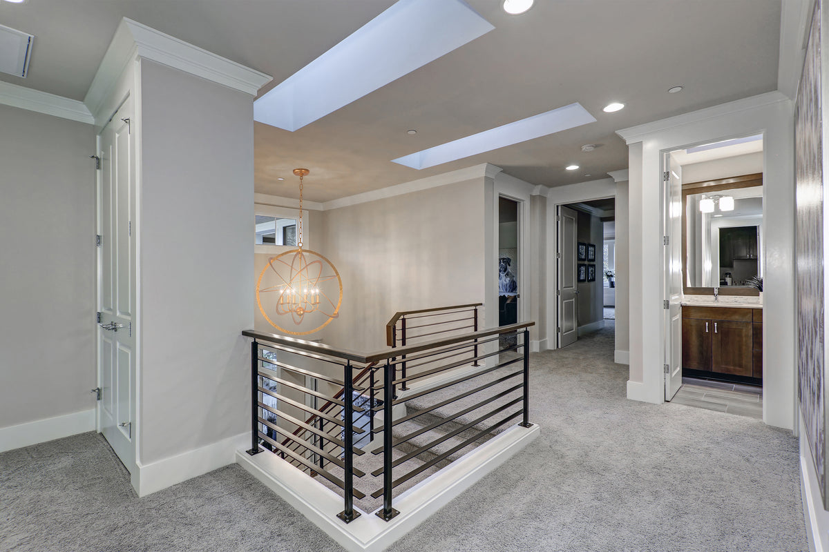 "Atomo" Candle-Style Globe Chandelier