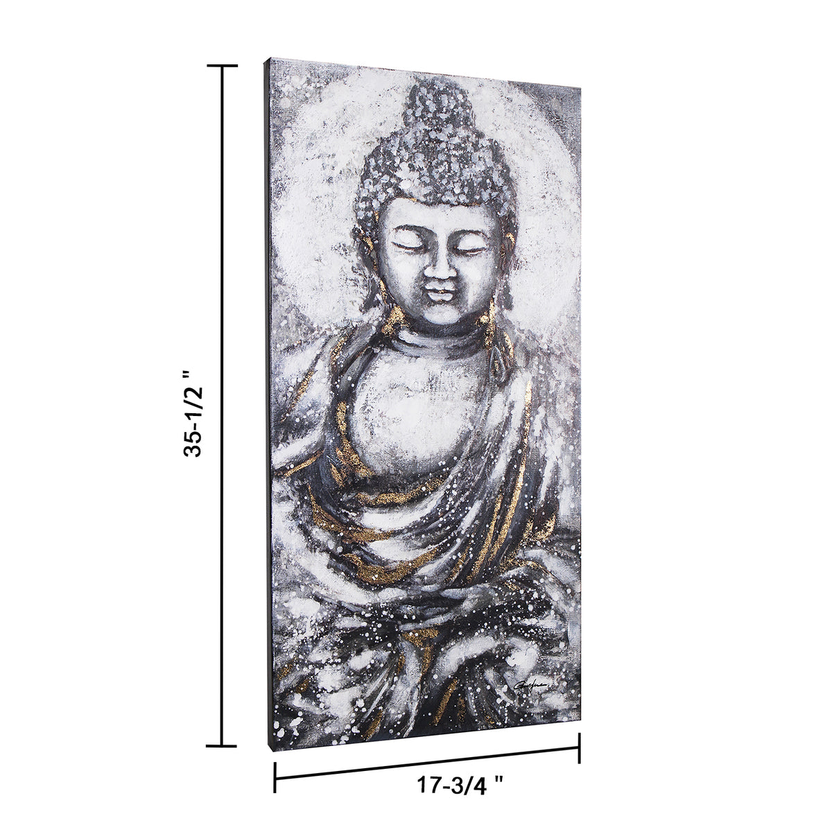 "Peaceful Buddha" Oil Painting