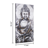 "Peaceful Buddha" Oil Painting