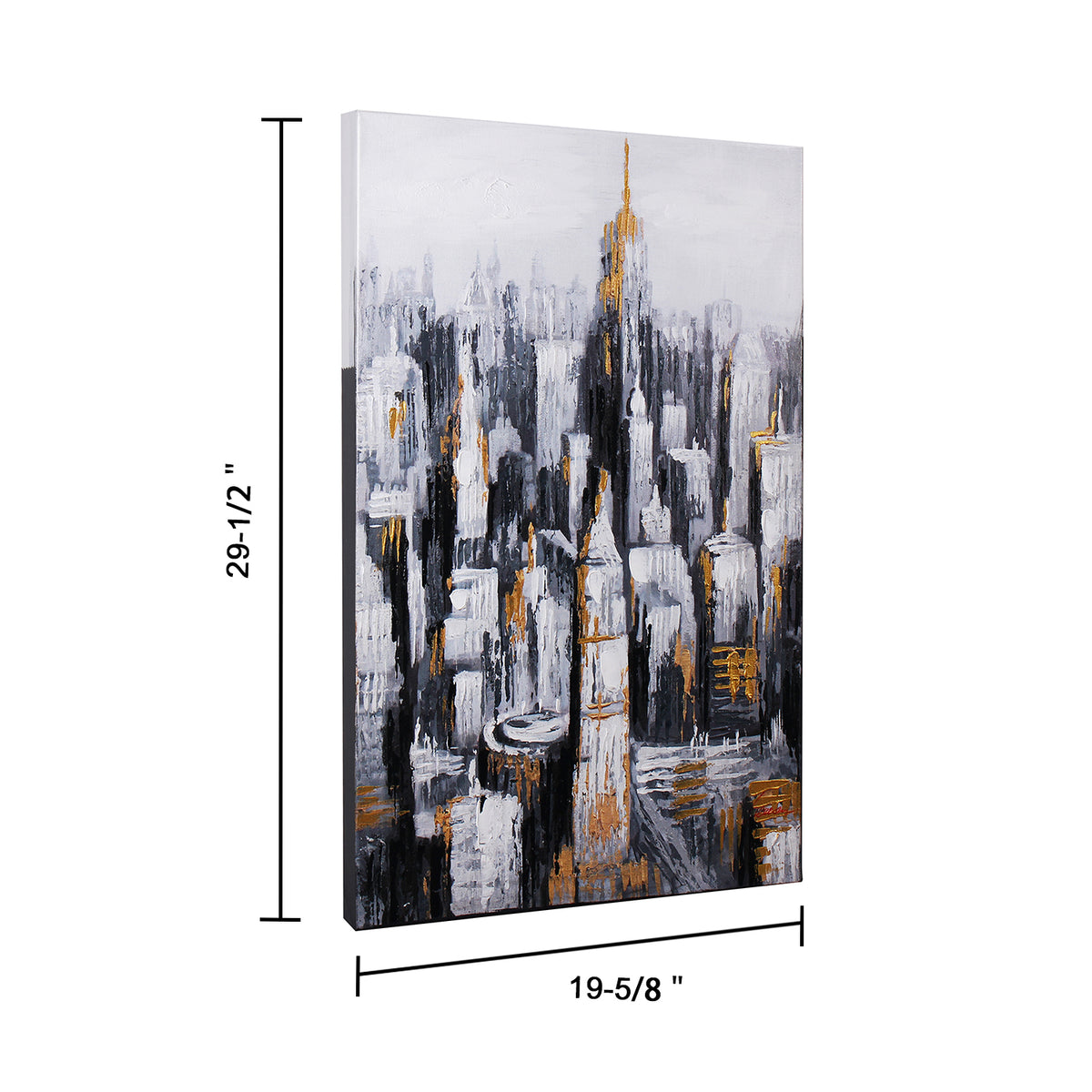 "Golden City" Oil Painting