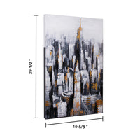 "Golden City" Oil Painting