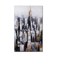 "Golden City" Oil Painting