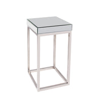 "Argento" Mirrored Square Side/End Tables (Set of 2)