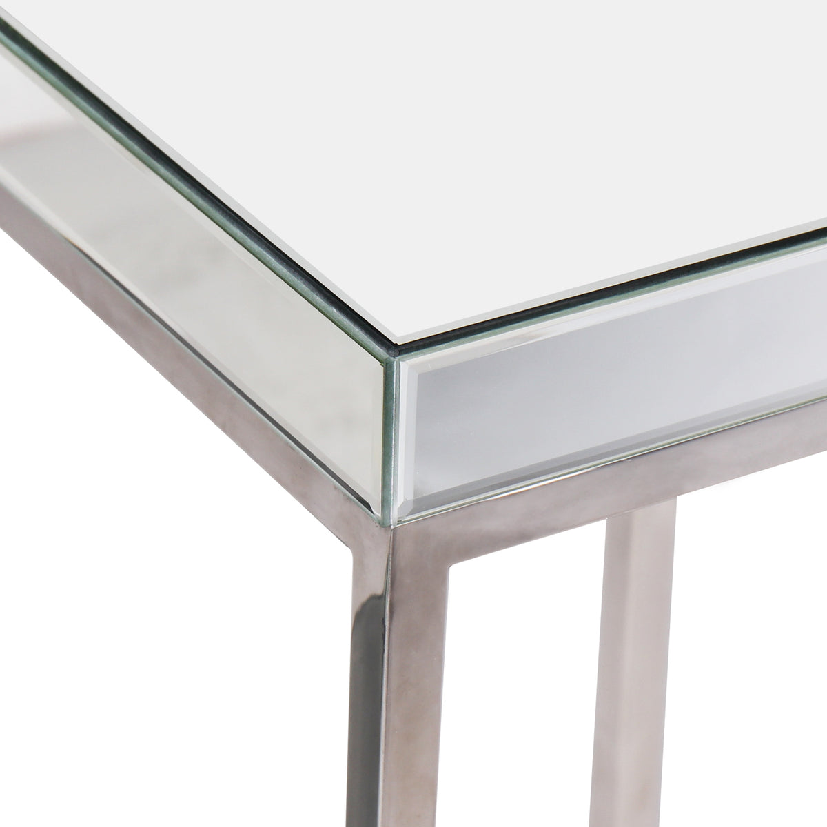 "Argento" Mirrored Square Side/End Tables (Set of 2)