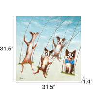 "Swingin' Friends" Oil Painting