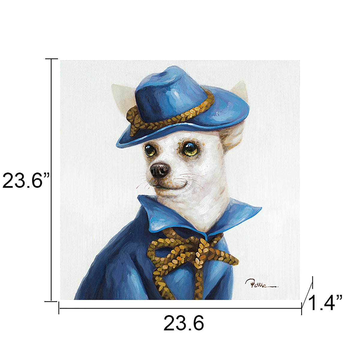 "Colonel" Oil Painting