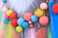 "Feathered Llama" Oil Painting