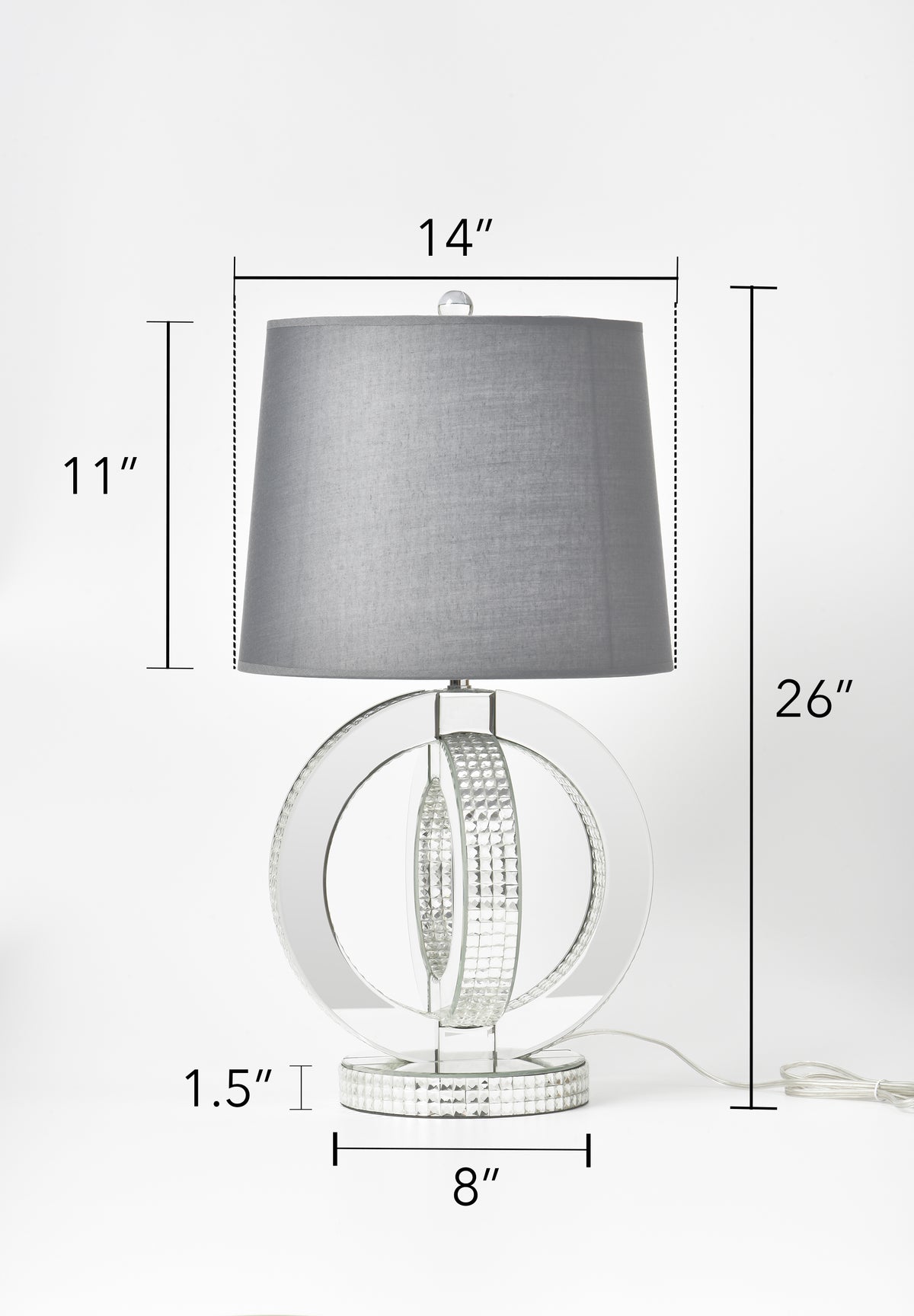 "Akashi" Annular Base 26" Table Lamp
