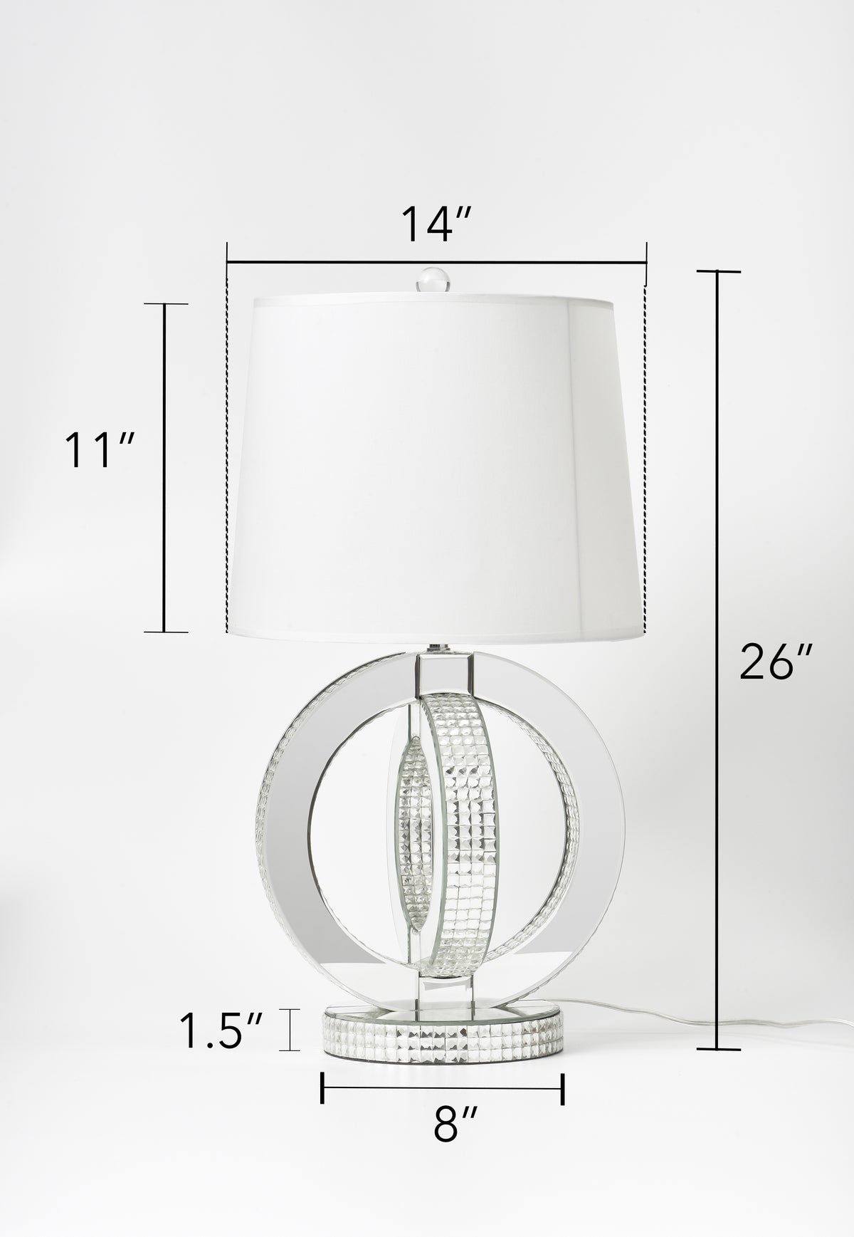 "Akashi" Annular Base 26" Table Lamp
