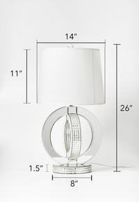"Akashi" Annular Base 26" Table Lamp