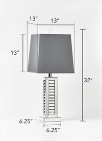 "Akashi" Sole Squared Base 32" Table Lamp