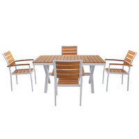 Magari Corte II Outdoor Dining Set, 5 Pieces
