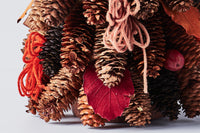 Handcrafted Tree with Pinecones and Wood Chips