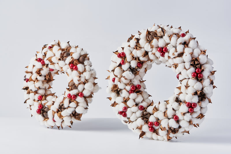 Handcrafted Cotton Wreath