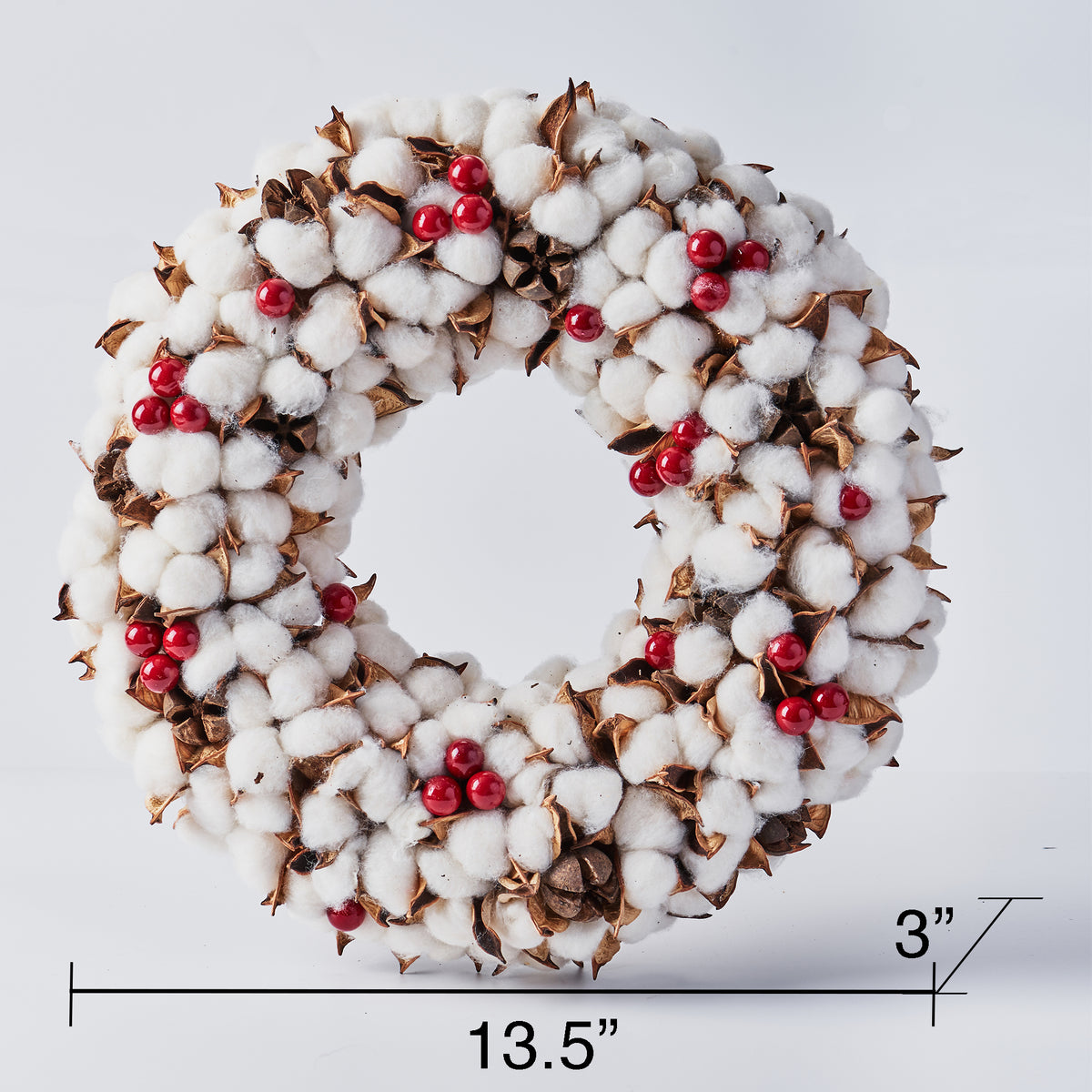 Handcrafted Cotton Wreath