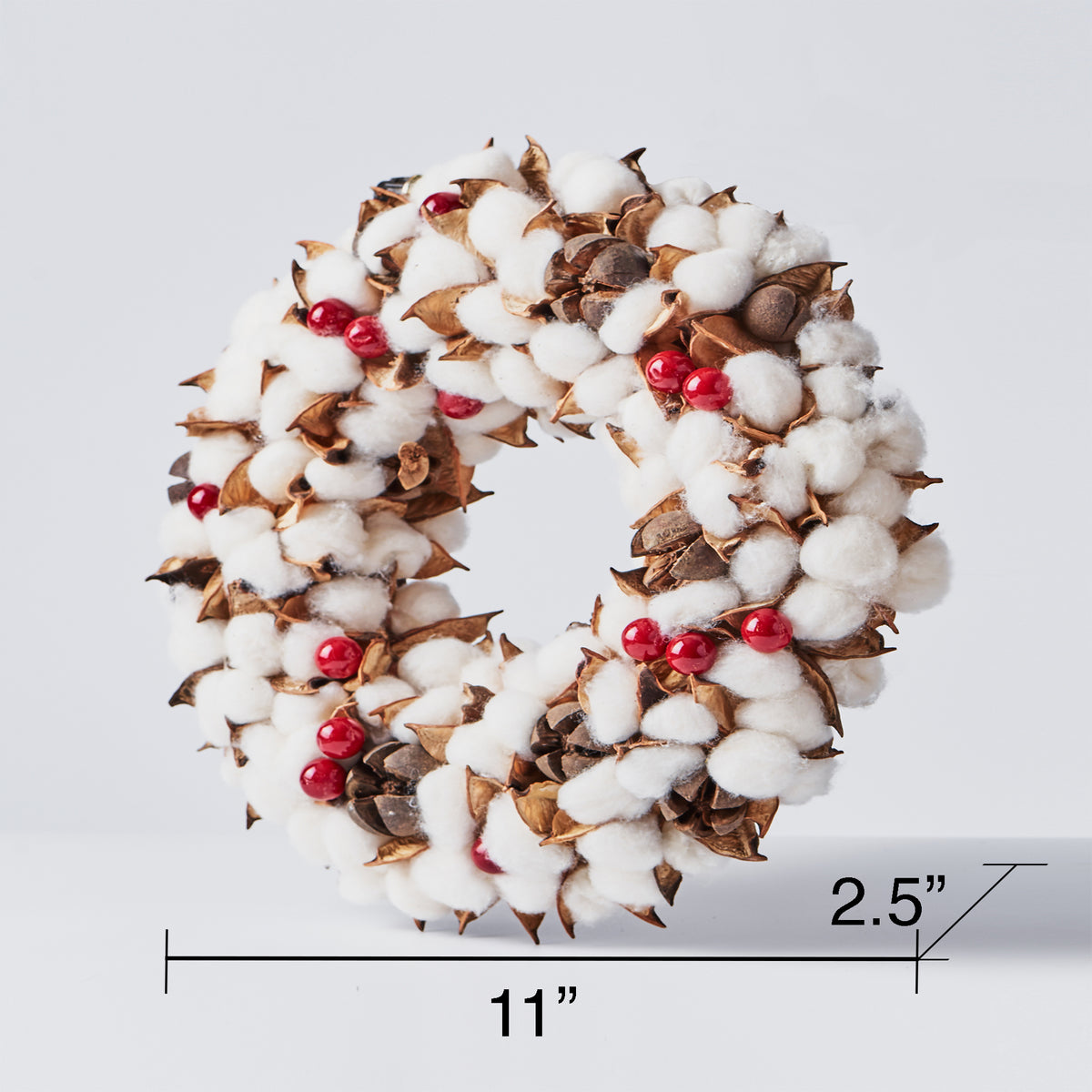 Handcrafted Cotton Wreath