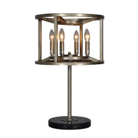 "Reticolo" 4-Bulb Candle-Style Table Lamp