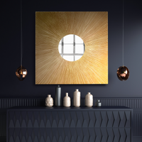 "Fiammata" Accent Wall Mirror