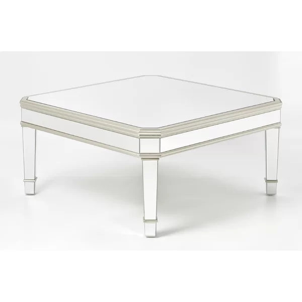 "Argento" Mirrored Square Coffee Table