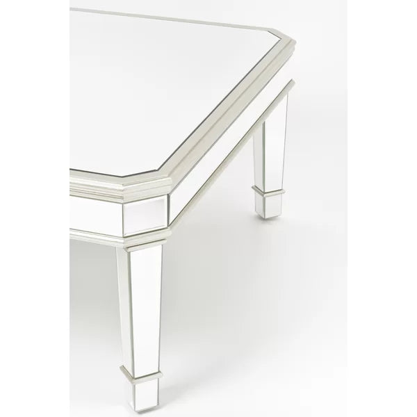 "Argento" Mirrored Square Coffee Table