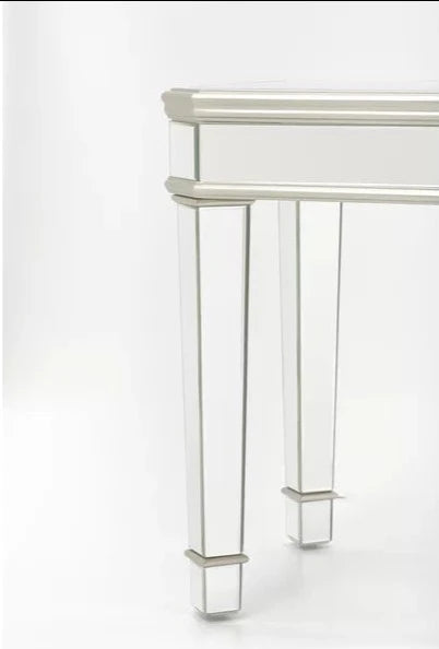 "Argento" Mirrored Square Side/End Table