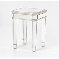 "Argento" Mirrored Square Side/End Table