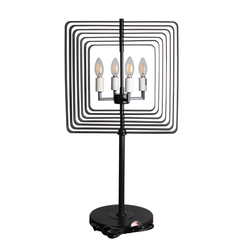 "Torcia" 4-Bulb Candle-Style Table Lamp