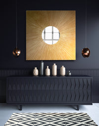 "Fiammata" Accent Wall Mirror