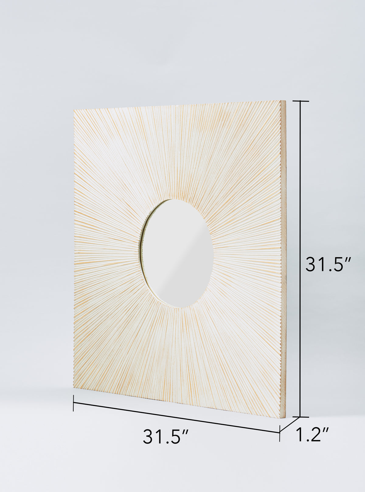 "Fiammata" Accent Wall Mirror