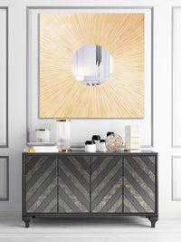 "Fiammata" Accent Wall Mirror