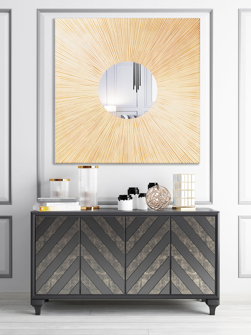 "Fiammata" Accent Wall Mirror