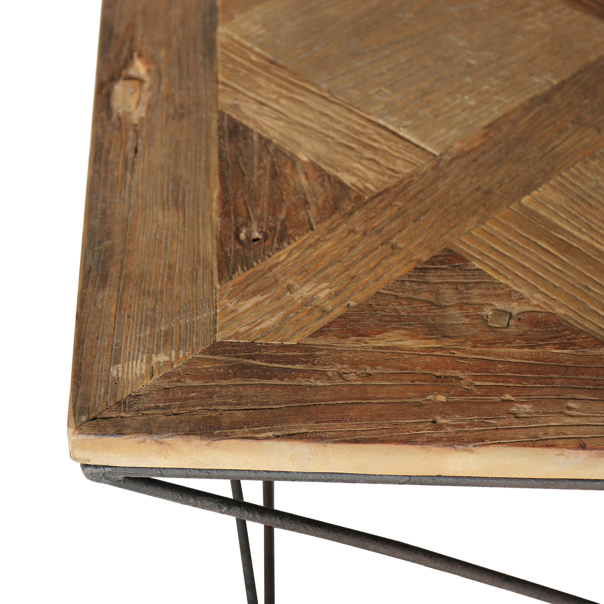 "Torcere" Reclaimed Elm Wood Coffee Table