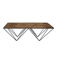 "Punta" Reclaimed Elm Wood Coffee Table