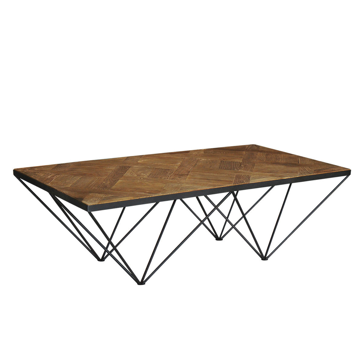 "Punta" Reclaimed Elm Wood Coffee Table