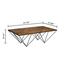 "Punta" Reclaimed Elm Wood Coffee Table