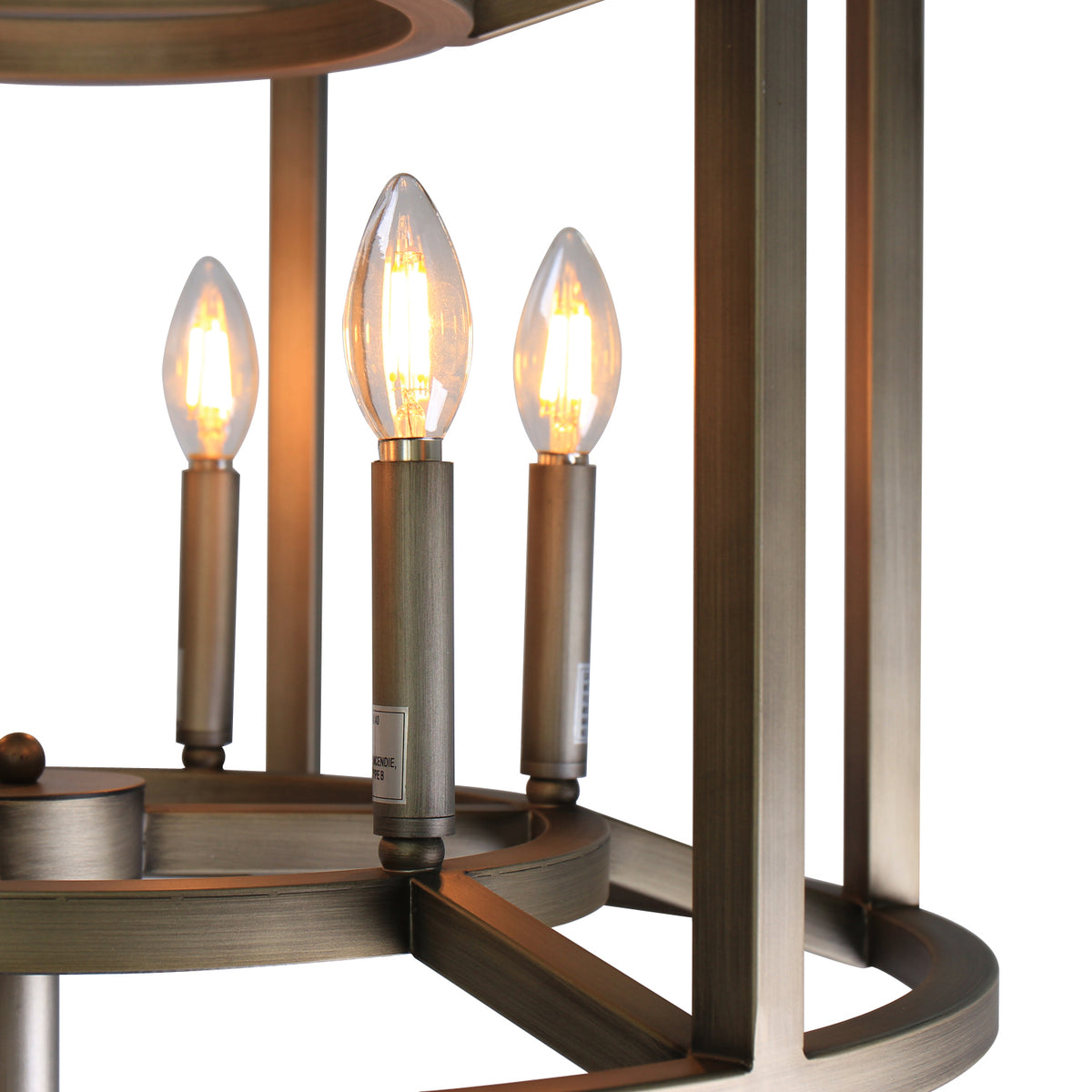 "Reticolo" 6-Bulb Candle-Style Drum Floor Lamp