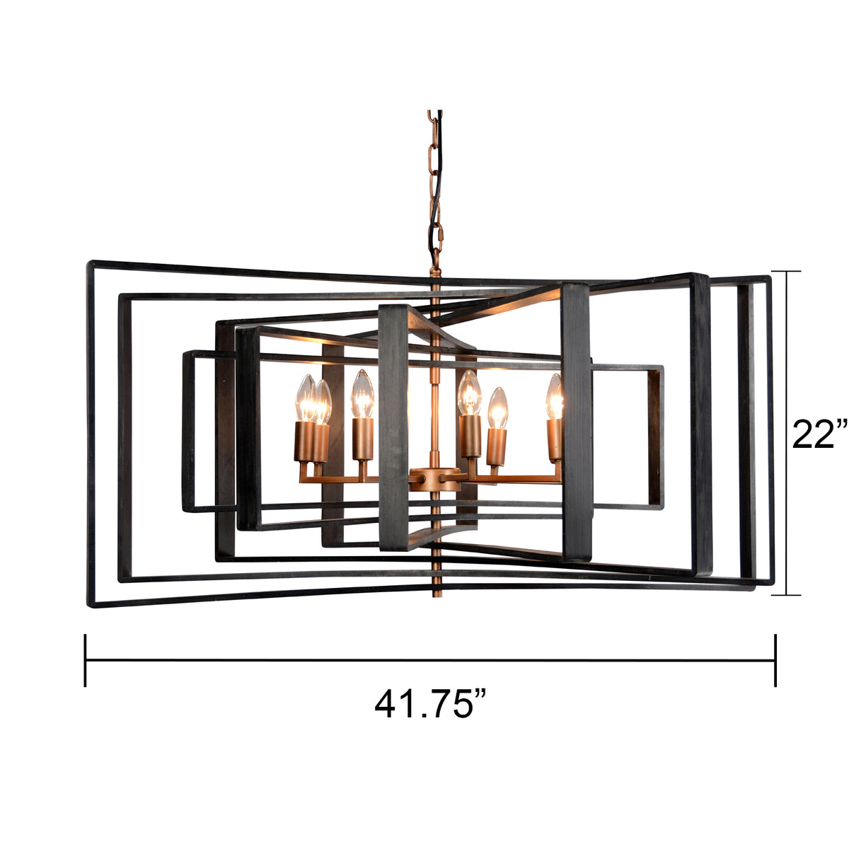 "Torcia I" Candle-Style Chandelier