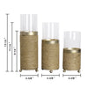 Magari “Lieve” Hurricane Candleholders with Rope
